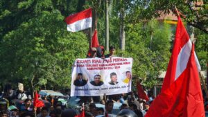 Ribuan masa GPMPPK kembali desak Kejati periksa Gubri Syamsuar