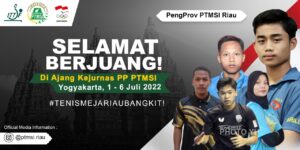 Ikuti Kejuaraan Nasional Tenis Meja, Pengprov PTMSI Riau Akan Turunkan 8 Atlet Ke Jogja