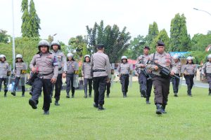 Jelang Pemilu Serentak 2024, Polres Payakumbuh Intensifkan Latihan Dalmas