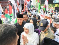 Puluhan Ribu Warga Surabaya Tolak Pembunuhan Massal Di Palestina