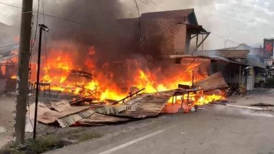 Warung Makan Warga Hangus Dilahap Si Jago Merah