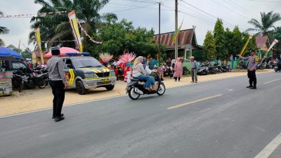 Polsek Singingi Hilir Amankan Kegiatan Karnaval Memeriahkan HUT RI ke-79