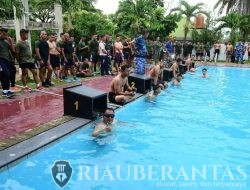 Memeriahkan HUT TNI ke-79, Lanud Roesmin Gelar Lomba Beranang Estafet Antar Satuan