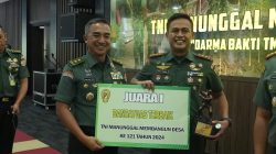 Prestasi Gemilang Kodim 0313/KPR: Raih Juara 1 Lomba TMMD ke 121 Untuk Kategori Dansatgas Terbaik dan Lomba Karya Jurnalistik Media Elektronik