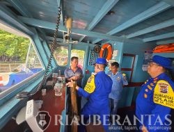 Polairud Polda Riau Meningkatkan Patroli di Wilayah Perairan, khususnya di Sungai Siak