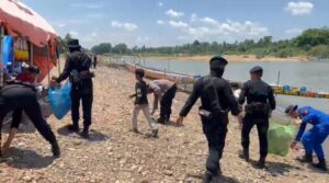 Waka Polda Riau Pimpin Patroli dan Aksi Bersih-Bersih di Tepian Narosa