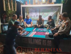 Kapolres Kuansing Kunjungi Pos Kamling di Desa Geringging Baru Sentajo Raya