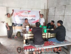 Polsek Pangean Melaksanakan Kegiatan Minggu Kasih di Desa Sako, Polri Kian Dekat dengan Masyarakat