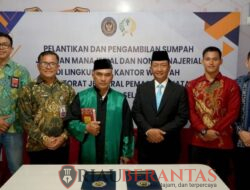 Plt. Kepala Rutan Dumai Dilantik Menjadi Kepala Bapas Kelas I Palembang