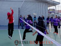 Friendly Match Bola Voli, PIPAS Rutan Dumai VS Persit Denarhanud 004/WSBY