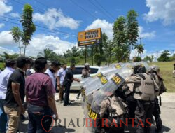 Polres Kuantan Singingi Gelar Peragaan Sispam Mako, Wujudkan Kesiapsiagaan Personel Hadapi Situasi Darurat