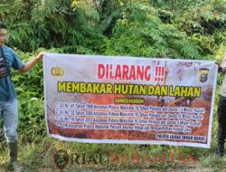 Polres Kuansing Tegas Cegah Karhutla, Laksanakan Patroli dan Sosialisasi Serentak di Wilayah Hukum Polsek