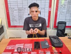 Tim Mata Elang Sat Resnarkoba Polres Kuansing Ungkap Kasus Narkoba Jenis Sabu Seberat 10,35 Gram