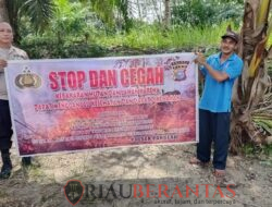 Polsek Jajaran Polres Kuansing Gencar Laksanakan Kegiatan Pencegahan Karhutla