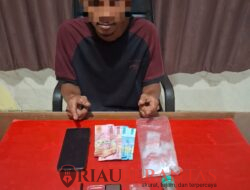 Tim Mata Elang Sat Resnarkoba Polres Kuansing Ringkus Pengedar Sabu