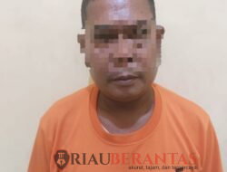 Polres Kuantan Singingi Amankan Empat Tersangka Kericuhan Operasi PETI