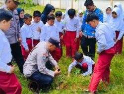Polres Kuanta Singingi Tanamkan Semangat Cinta Lingkungan Melalui Edukasi Green Policing Usia Dini