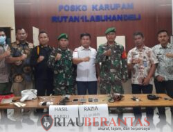 Komitmen Bersih dari Halinar,Rutan Kelas I Labuhan Deli Gelar Razia Gabungan