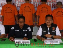Polres Kuantan Singingi Gelar Press Release Ungkap Kasus Narkoba Periode Agustus–Oktober 2025