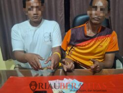 Tim Mata Elang Satuan Resnarkoba Polres Kuansing Amankan Dua Pengedar Sabu