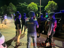 Tim RAGA Polres Kuansing Gelar Patroli Malam Ciptakan Situasi Aman dan Kondusif di Teluk Kuantan