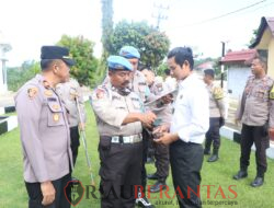 Wakapolres Lakukan Pengecekan Kesiapan Personel dan Mako di Polsek Pangean