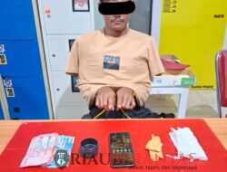 Tim Elang Kuantan Sat Resnarkoba Polres Kuansing Bekuk Kurir Sabu, 10 Paket Siap Edar Diamankan