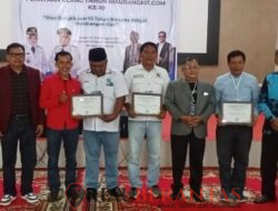 Bupati dan Wakil Bupati Siak Terima Penghargaan, Tiga Wartawan Dinobatkan Terbaik 2025