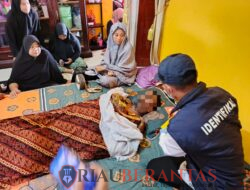 Polsek Kuantan Mudik Tangani Penemuan Mayat, meninggal ketika memanen sawit