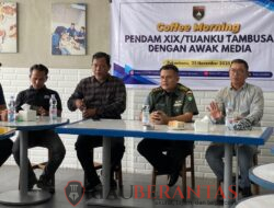Pendam XIX/TT Gelar Coffee Morning Bersama Awak Media, Perkuat Sinergi dan Silaturahmi