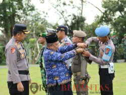 Waka Polres Kuansing Pimpin Apel Gelar Pasukan Operasi Lilin 2025, Siap Amankan Nataru
