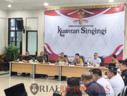 Kapolres Kuansing Tekankan Kesiapsiagaan Bencana dan Pengamanan Nataru dalam Rakor Forkopimda
