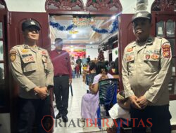 Polres Kuansing Bersama Polsek Jajaran Amankan Ibadah Natal 2025 Secara Serentak