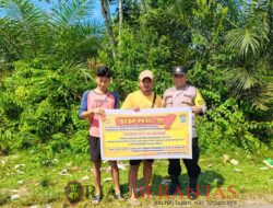 Cegah PETI, Polres Kuansing Sebar Maklumat dan Edukasi Masyarakat