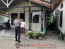 Satgas Preventif Ops Lilin Lancang Kuning 2025 Polres Kuansing Patroli Tempat Ibadah Jelang Natal dan Tahun Baru