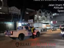 Patroli Blue Light Satlantas Polres Kuansing Antisipasi Laka Lantas, Balap Liar dan C3 dalam Ops Lilin LK 2025