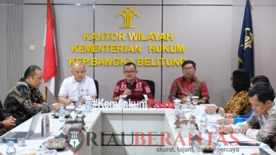Pastikan Regulasi Berkualitas, Kanwil Kemenkum Babel Dampingi Pemkab Belitung Timur