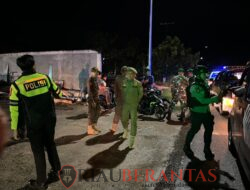 Polres Kuansing Bersama TNI dan Instansi Terkait Gelar Patroli Gabungan Malam Tahun Baru