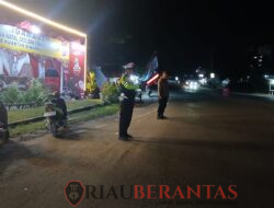 Patroli Blue Light Ops Lilin LK 2025, Sat Lantas Polres Kuansing Cegah Laka Lantas, Balap Liar dan C3