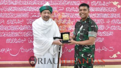 Danrem 031/Wira Bima Sambangi Tuan Guru Syafri, Perkuat Benteng Kerukunan di Riau