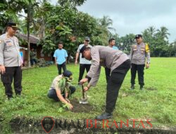 Polsek Kuantan Mudik dan Forkopimcam Gunung Toar Kolaborasi Program Penghijauan