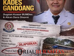 Dugaan Penyimpangan BUMDes Gandoang, Kades Dilaporkan ke Kejaksaan