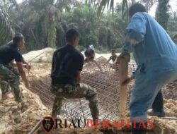 Kodam XIX Tuanku Tambusai Kebut Pembangunan Jembatan Garuda di Wilayah Kabupaten Inhu, Progres Sudah Tembus 28 Persen