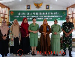 Ketua Persit Cabang XIII Hadiri Sosialisasi HIV/AIDS di Puslatpur Kodiklatad