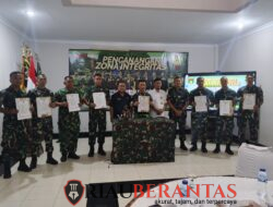 Kodam XIX Tuanku Tambusai Tegaskan Komitmen Antikorupsi, Brigif 89/GG Canangkan Zona Integritas Menuju WBK