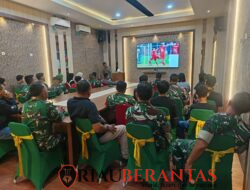 Nobar Semarak Bola Gembira Piala Dunia 2026 di Kodim 0201/Medan,Memperkuat Soliditas,dan Menumbuhkan Rasa Persaudaraan