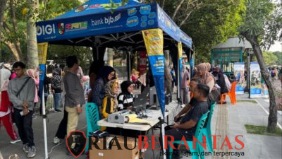 Manfaatkan Libur CFD, Warga Pekanbaru Serbu Posko Pajak demi Program Bebas Denda