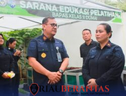 Kunjungan Perdana Kakanwil Perkuat Pembimbingan Kemasyarakatan di Bapas Dumai