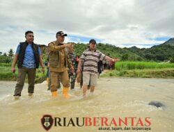 Tinjau Lokasi Terdampak Banjir, Gubernur Mahyeldi Instruksikan Pengerahan Alat Berat