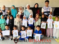 Mahasiswa KKN 145 UMRI Laksanakan Kegiatan Daur Ulang Sampah Plastik di TK Cahaya Pertiwi